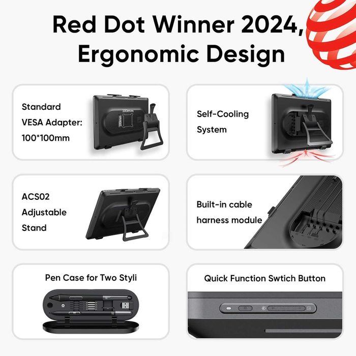 Новинка! Графический планшет с экраном Xp-Pen Artist Pro 24 (Gen 2) 4K