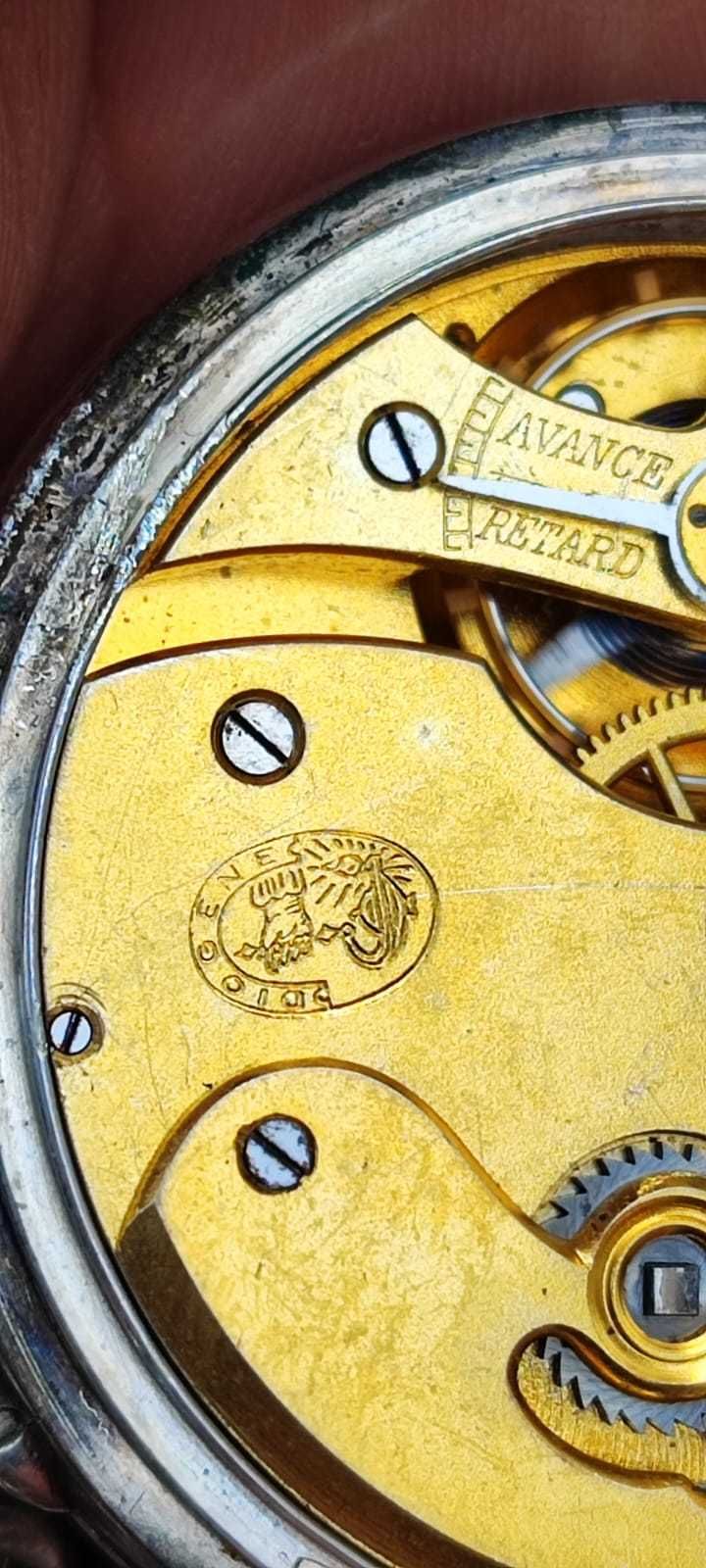 Ceas vechi DIOGENE, 1896, 15 rubine, perfect functional