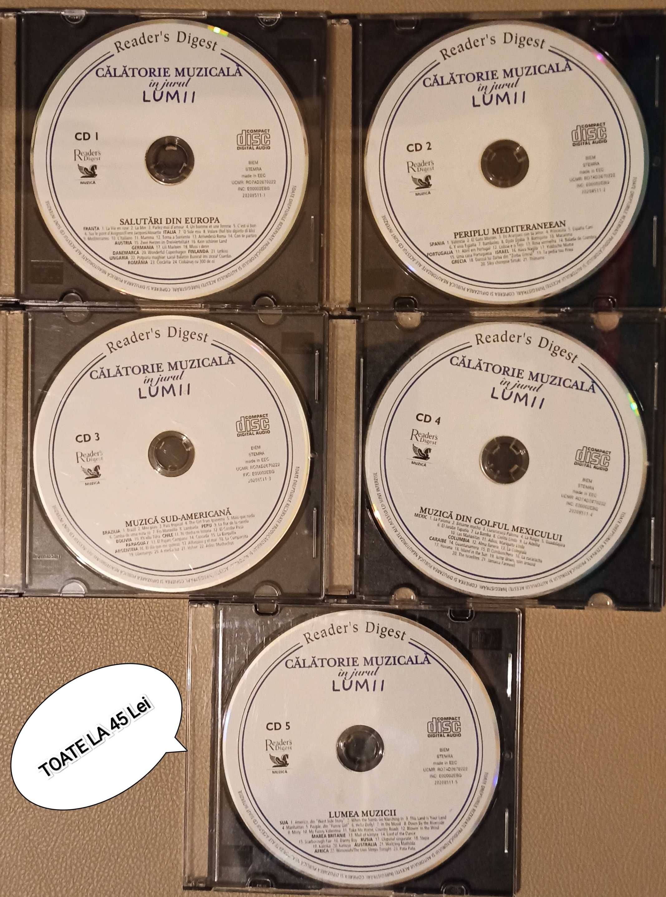 CD + suport CD, Janis Joplin, U2, Bjork, Duffy, casete VHS