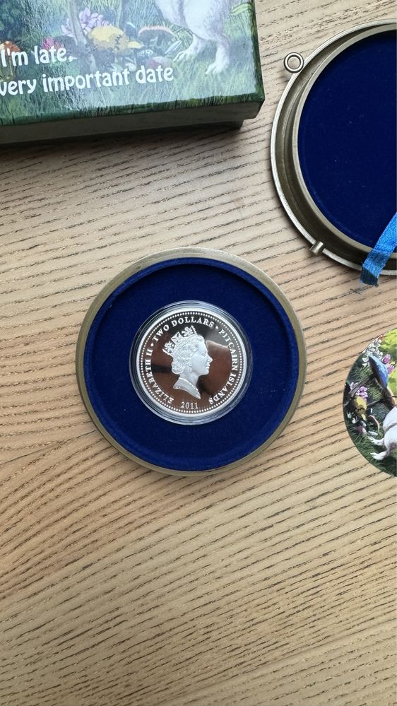 Сребърна Монета 1 oz 2011 Алиса в страната на Чудесата NewZealandMint