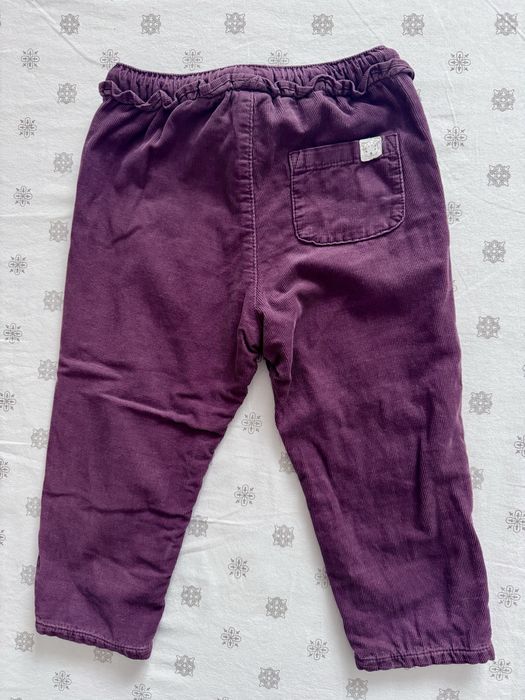 Pantaloni dublati HM, fetita, 86