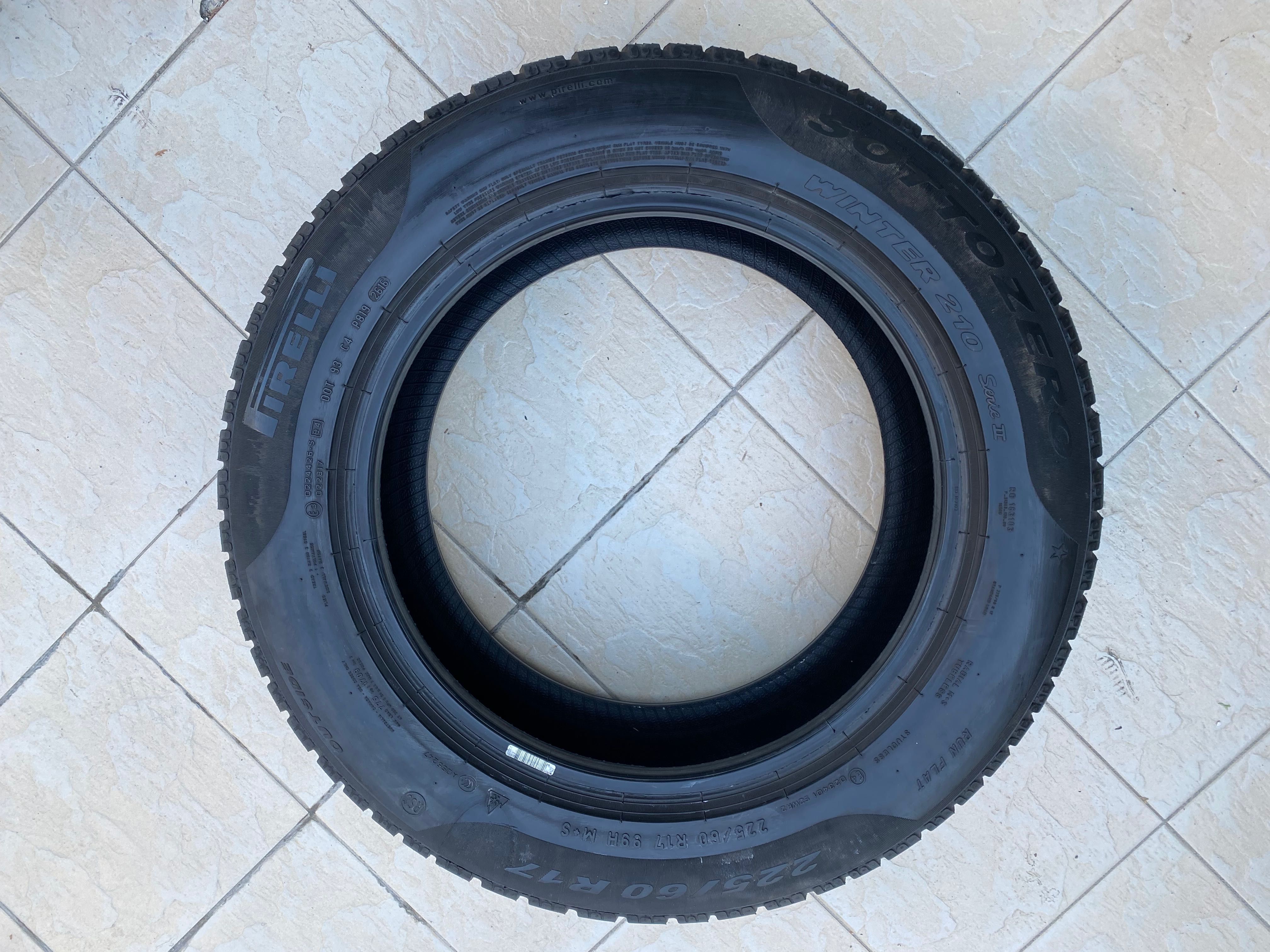 Гума зимни гуми 225/60/17” Pirelli SOTTOZERO RUN FLAT