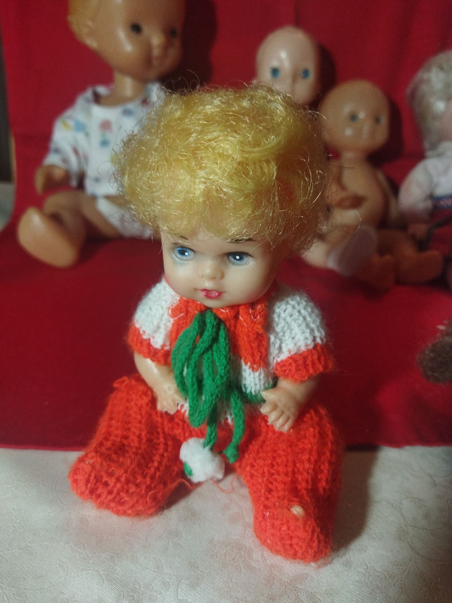 Советская кукла, пластик твердый, 55 см