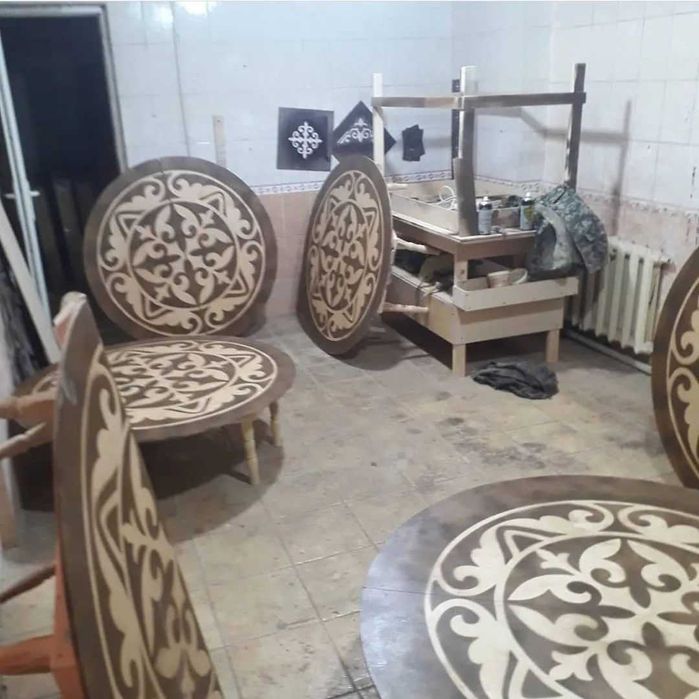 Қазақша жиналмалы (трансформер) жер столдар кспи ред, раасрочка