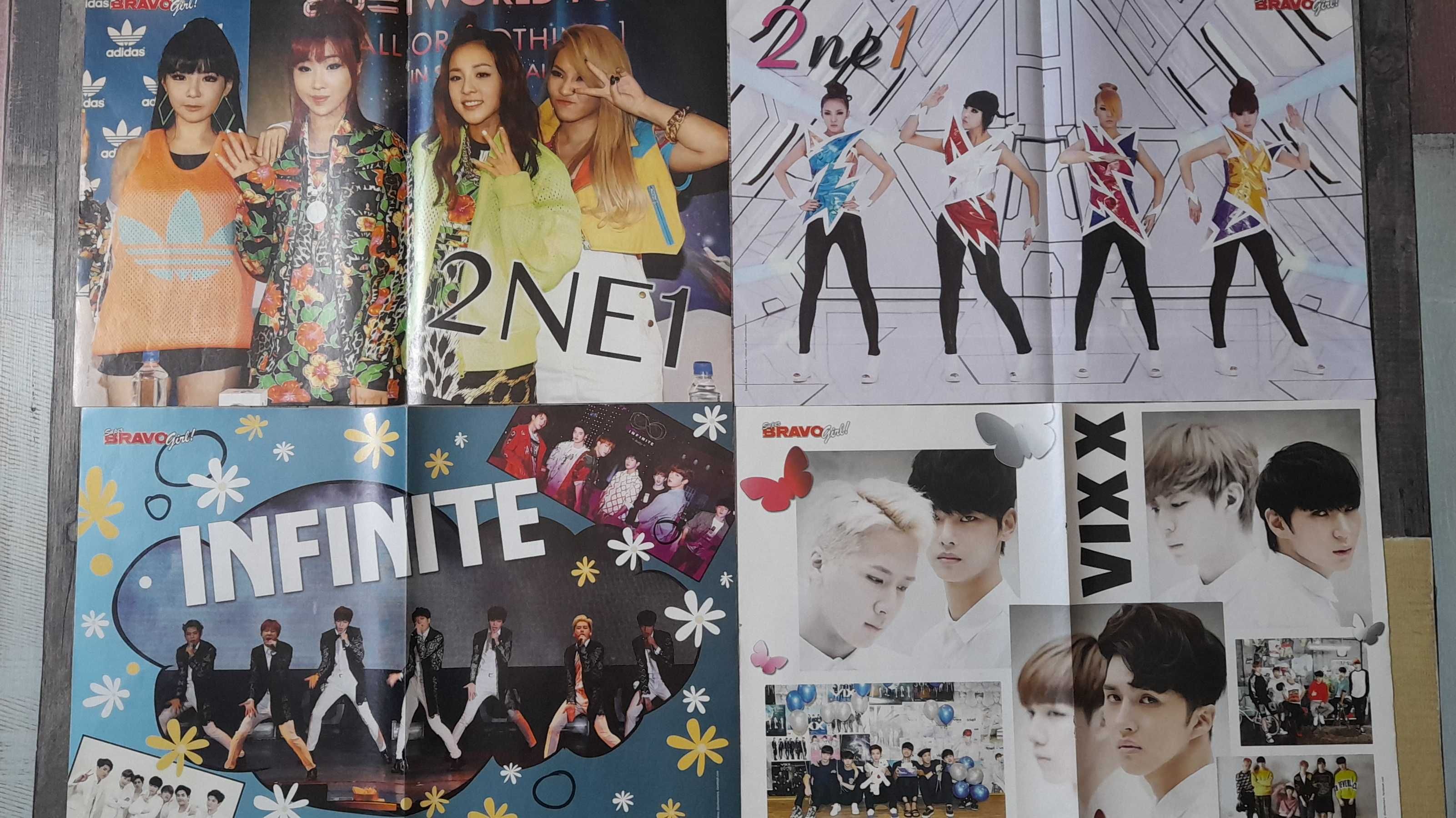 Postere Kpop BTS, Black Pink, Nu Est, 4minute, 2ne1, Infinite, Suju