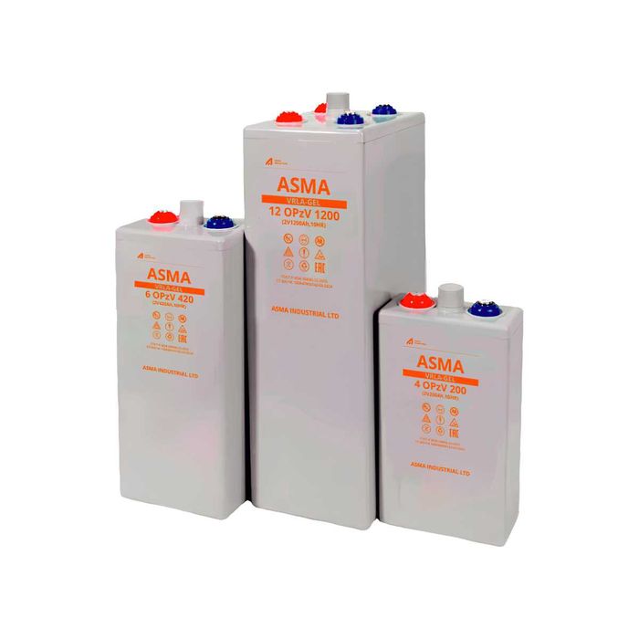 Аккумуляторы OPzV 200/250/300/350/420/490/600/800/1000/1200 Ач