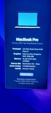 MacBook Pro 13inch 2017