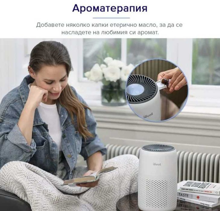 Пречиствател за въздух Levoit - Core Mini, HEPA