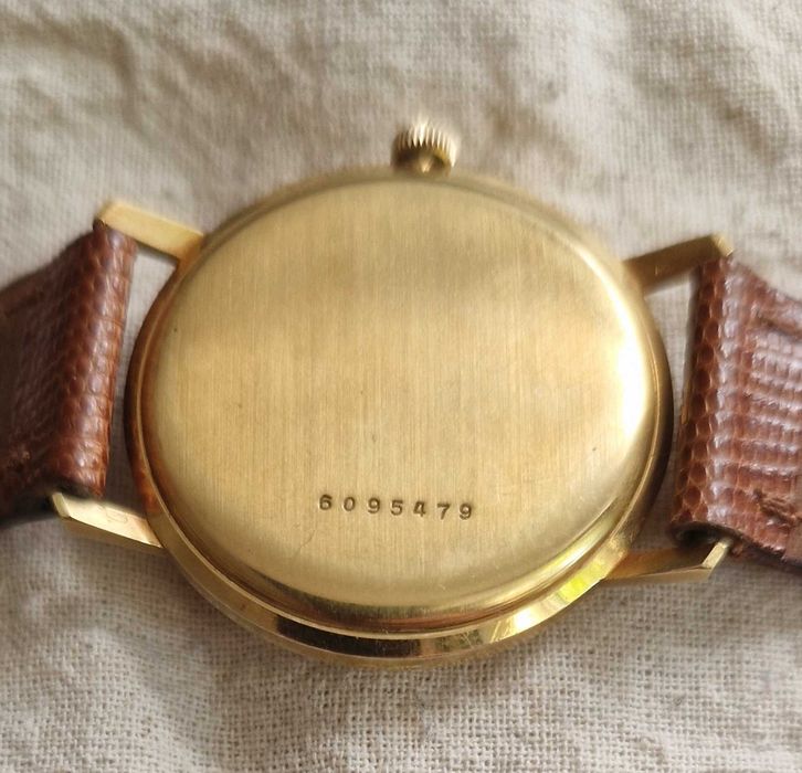 Ceas mecanic Eterna, vintage, aur masiv 18k, functionare f. buna
