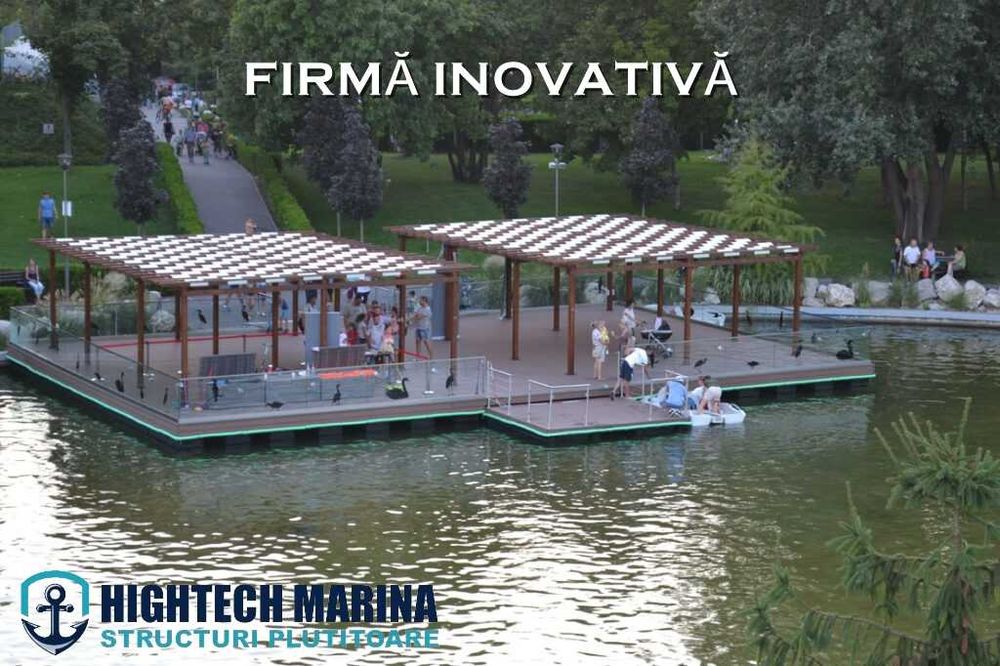 Structuri plutitoare pentru agrement si ambarcațiuni Ponton tuburi PE