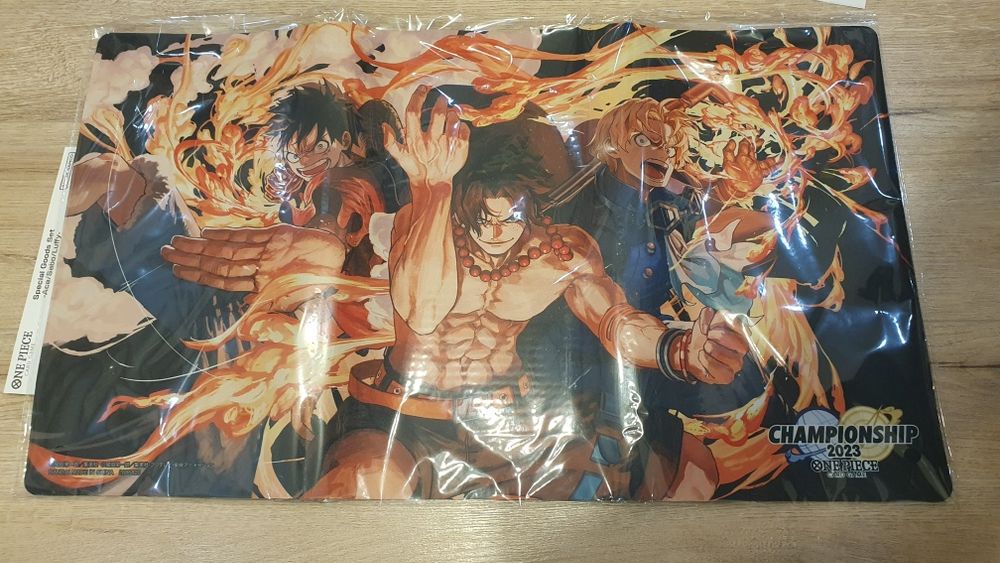 One piece Playmat Ace-Sabo-Luffy + Storage Box