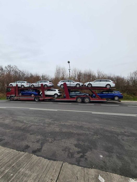 Transportor Auto Mercedes Actros , paltforma auto 9 auto