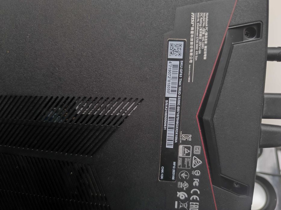 Leptop gaming msi