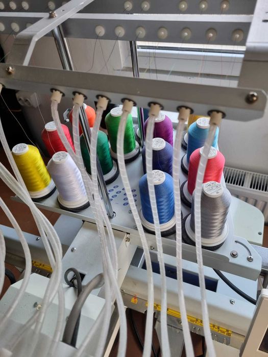 Mașina industriala brodat HAPPY HCD3e-X1501-40W 1200cmx40cm, accesorii