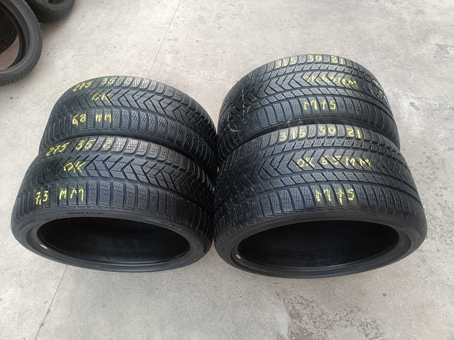 Set 4 anvelope de iarna 275 35 21 cu 315 30 21 pirelli sottozero 3