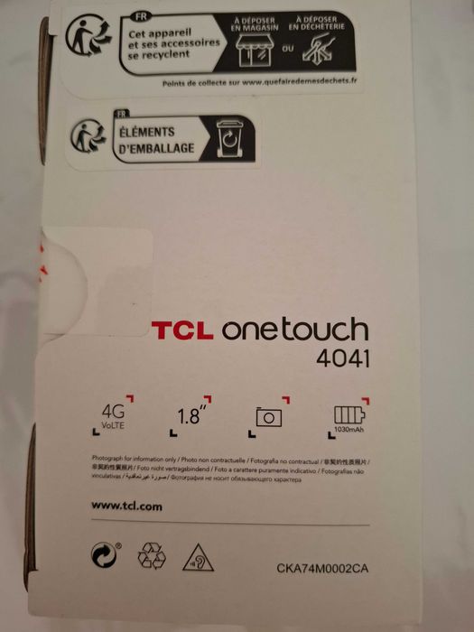 Мобилен телефон TCL one touch 4041/нов/