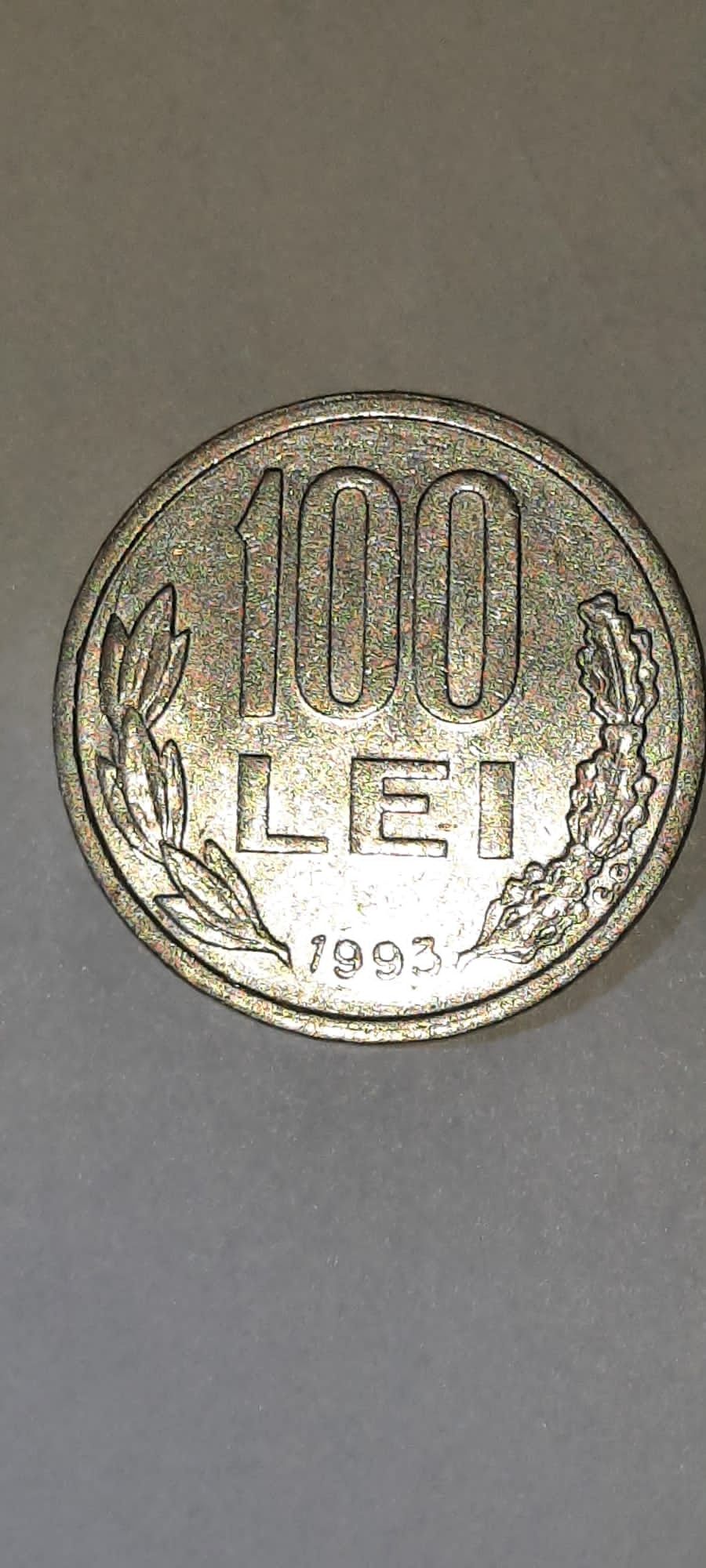 Vând monedă de 100 de lei Mihai Viteazul 1993