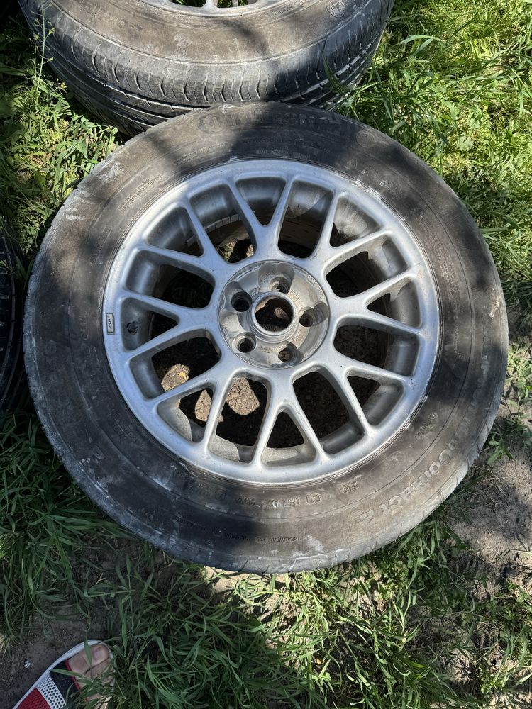 De vanzare jante 5x112 cu anvelope continental vara 215/60/r16