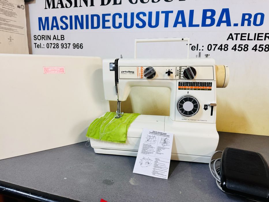 Masina de cusut Privileg freiarm compact japonez piese metalice