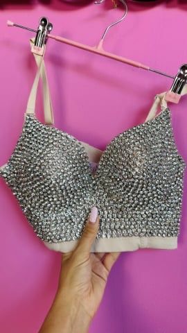 Bustieră Top pietre Diamond Star – strălucește ca o vedetă