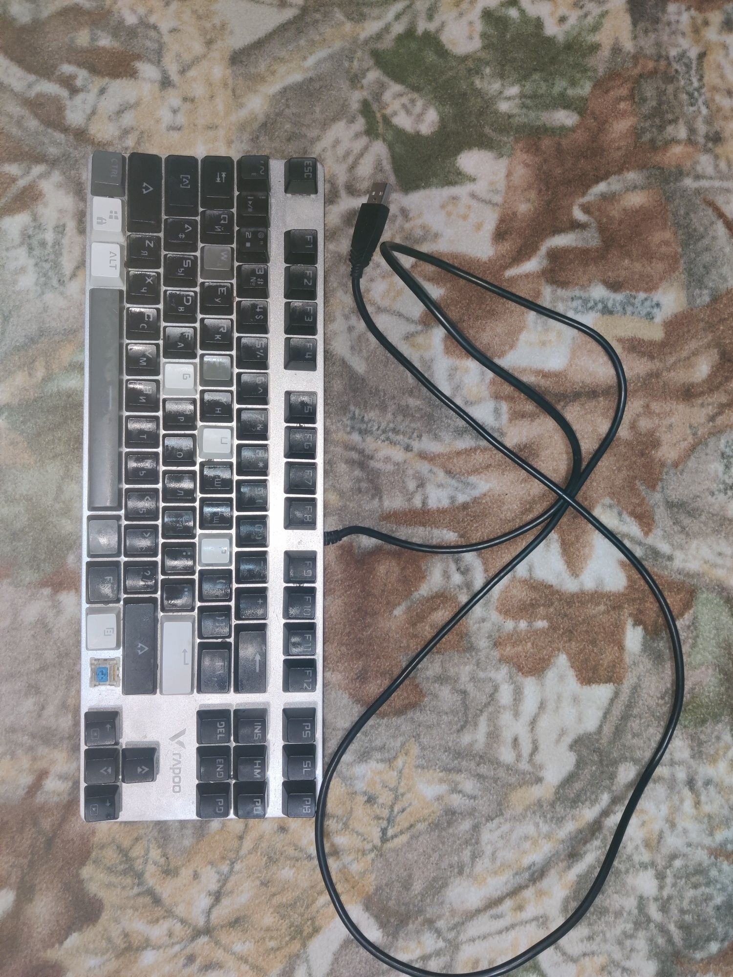 Клавиатура rapoo v500 blue switch