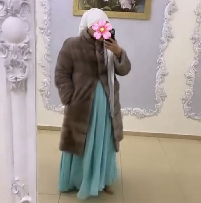 Натуральная норковая шуба трансформер