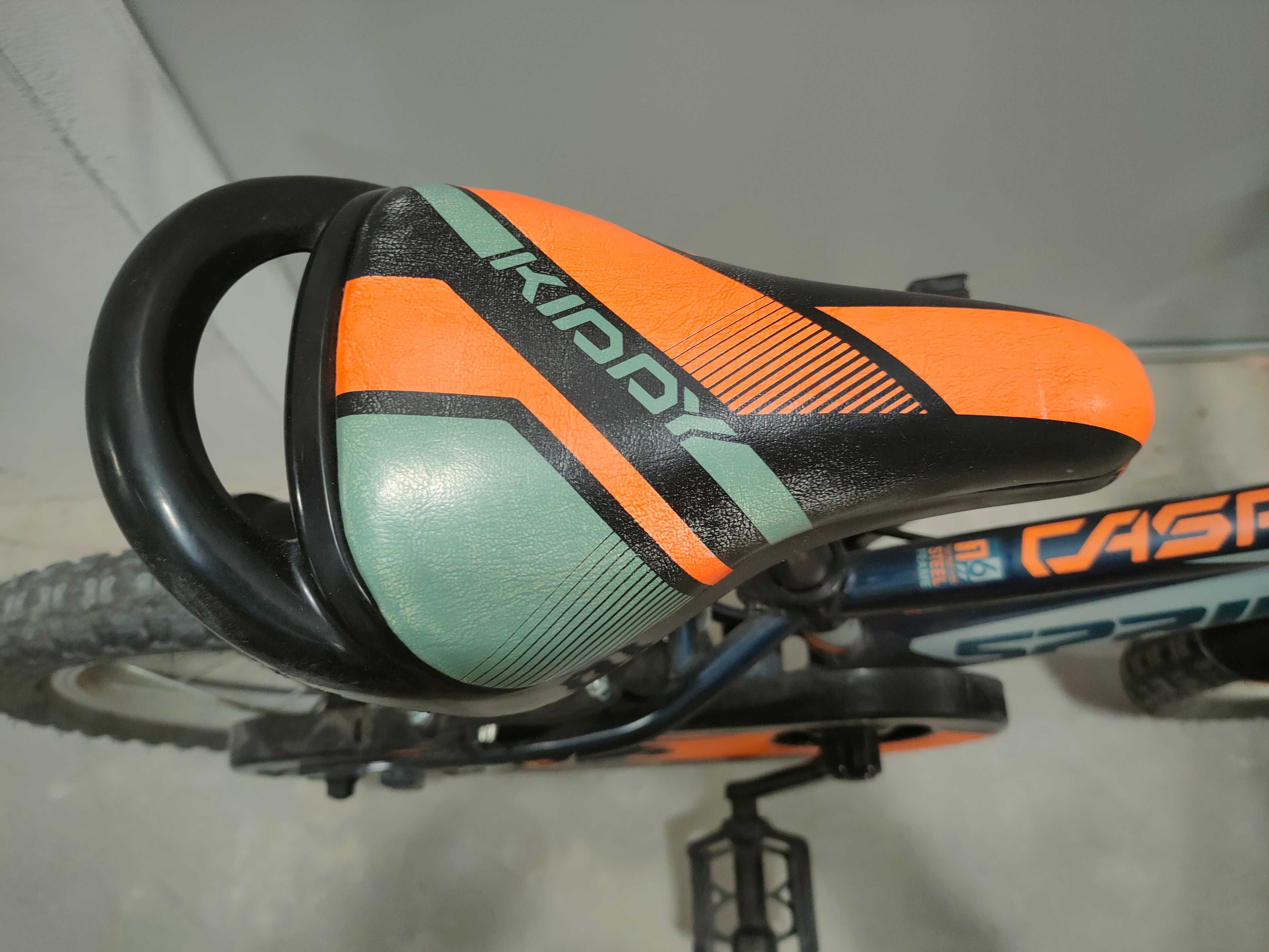 SPRINT Велосипед сaspar 16"M DARK BLUE мatt/NEON ORANGE