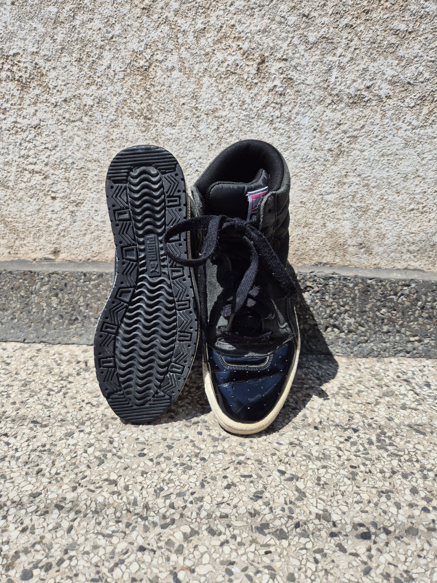 Puma sky 3 lace matt and shine black