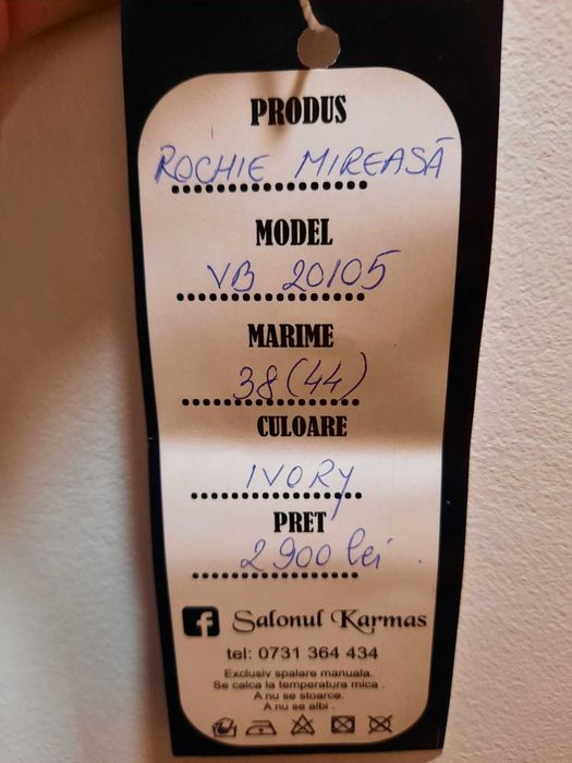 Vand rochie de mireasa