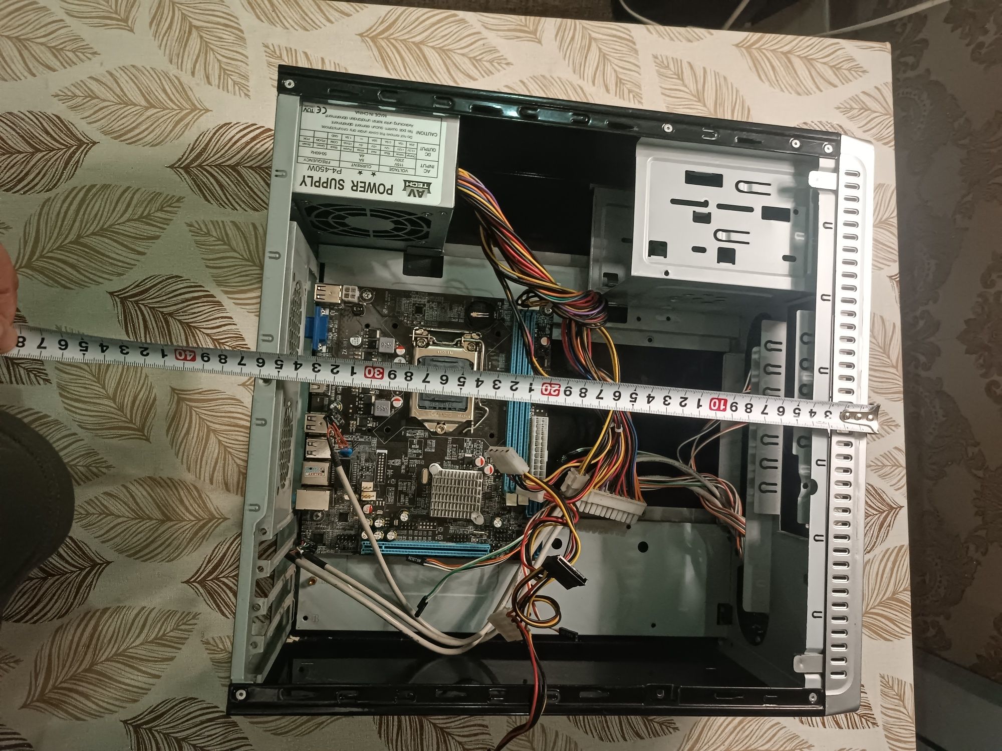 Мини кейс для ПК mine case pc + блок питания