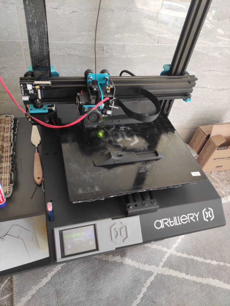 Продавам 3D принтер Artillery Sidewinder X1 - 300x300x400мм