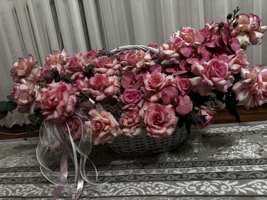 Цветы сегодняшние свежие за 20000тг