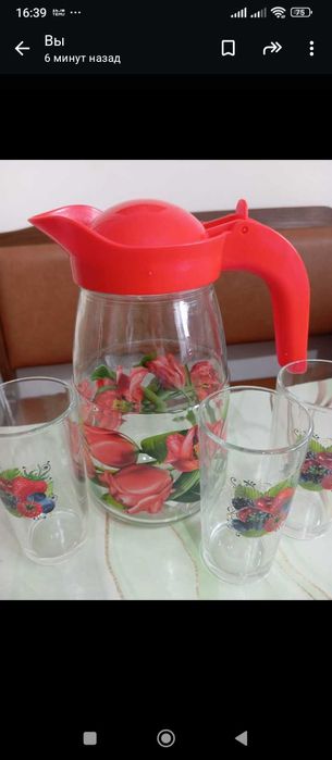 Продам набор из кувшина и стаканов