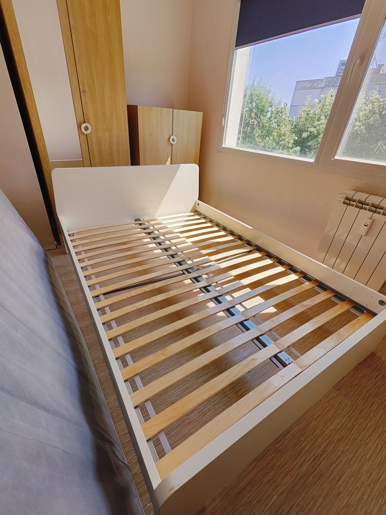 IKEA легло ASKVOLL 147х208 +греда SKORVA+подматрачна рамка LUROY+матра