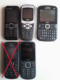 4 telefoane mobile vechi, stare bună, funcționale
