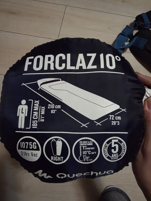 Sac de dormit Forclaz 10 nou, nefolosit
