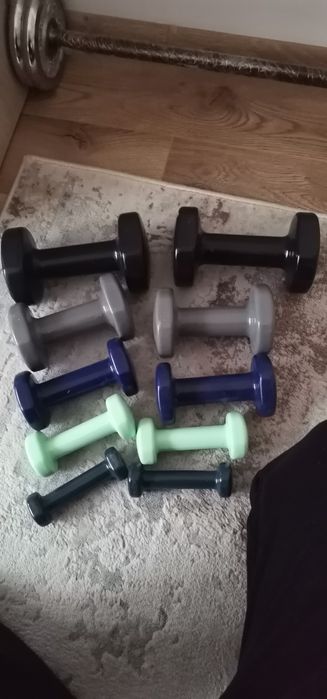 Set Gantere Decathlon  fitness noi