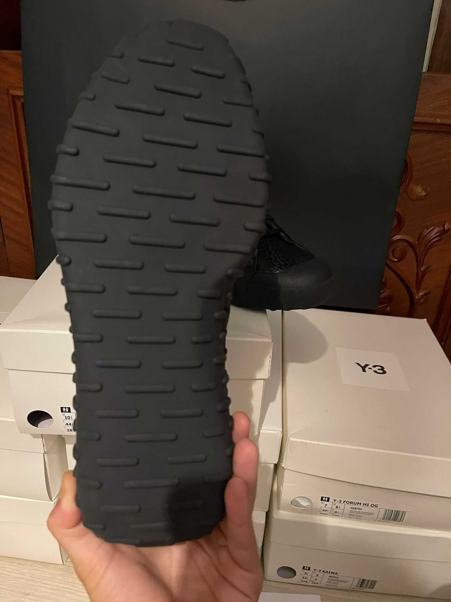 Adidas Y3 Yohji Yamamoto GR.1P Triple Black 44 2/3