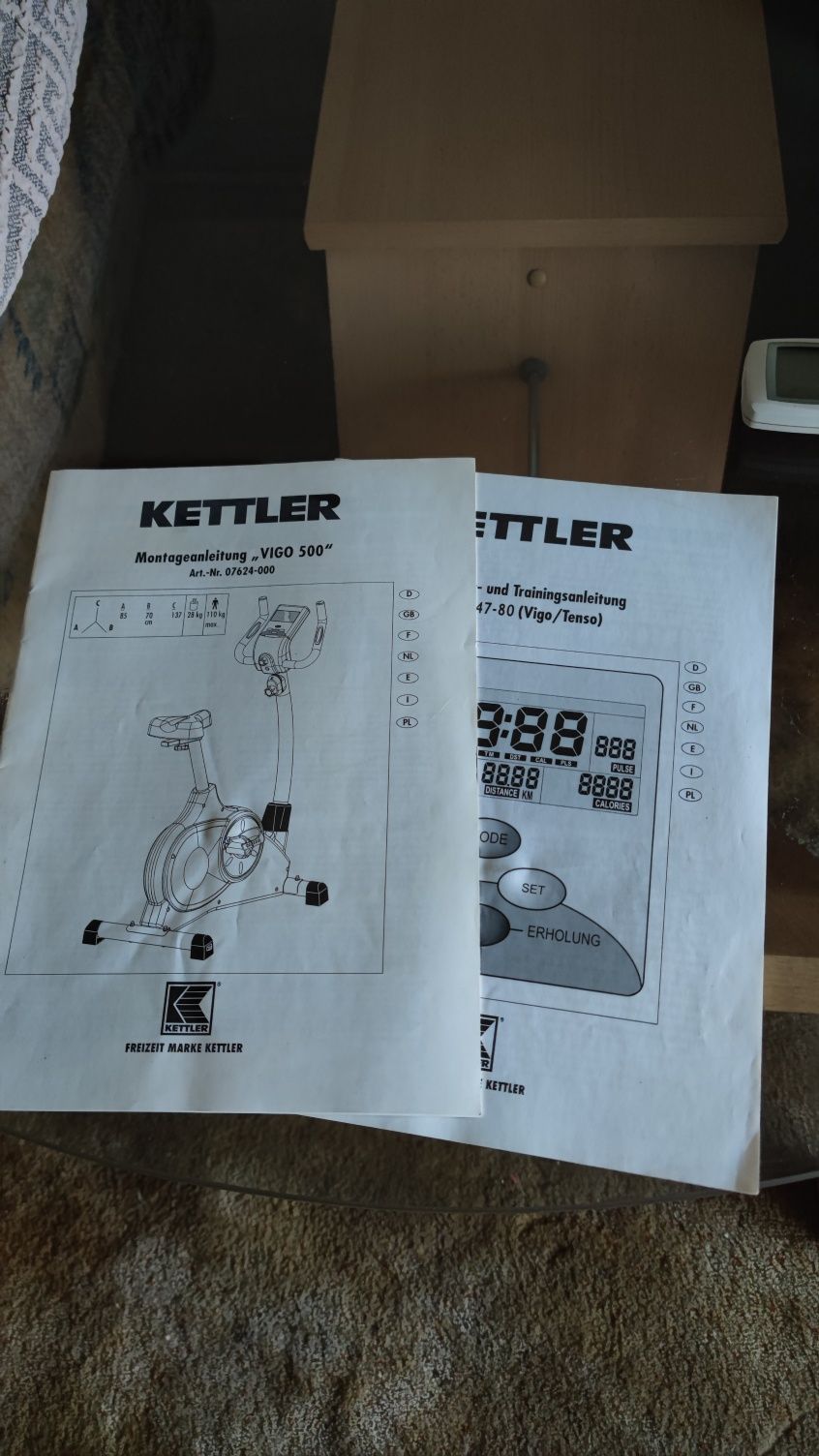 Велотренажёр Kettler vigo 500