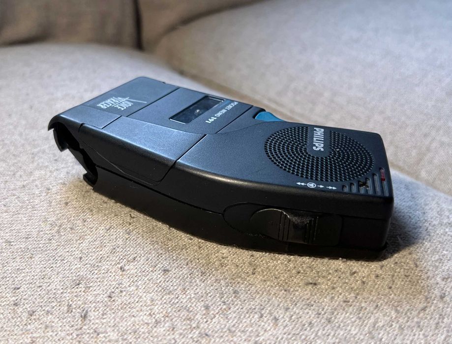 Reportofon Philips Pocket Memo 191 Voice Tracer capac baterie lipsa