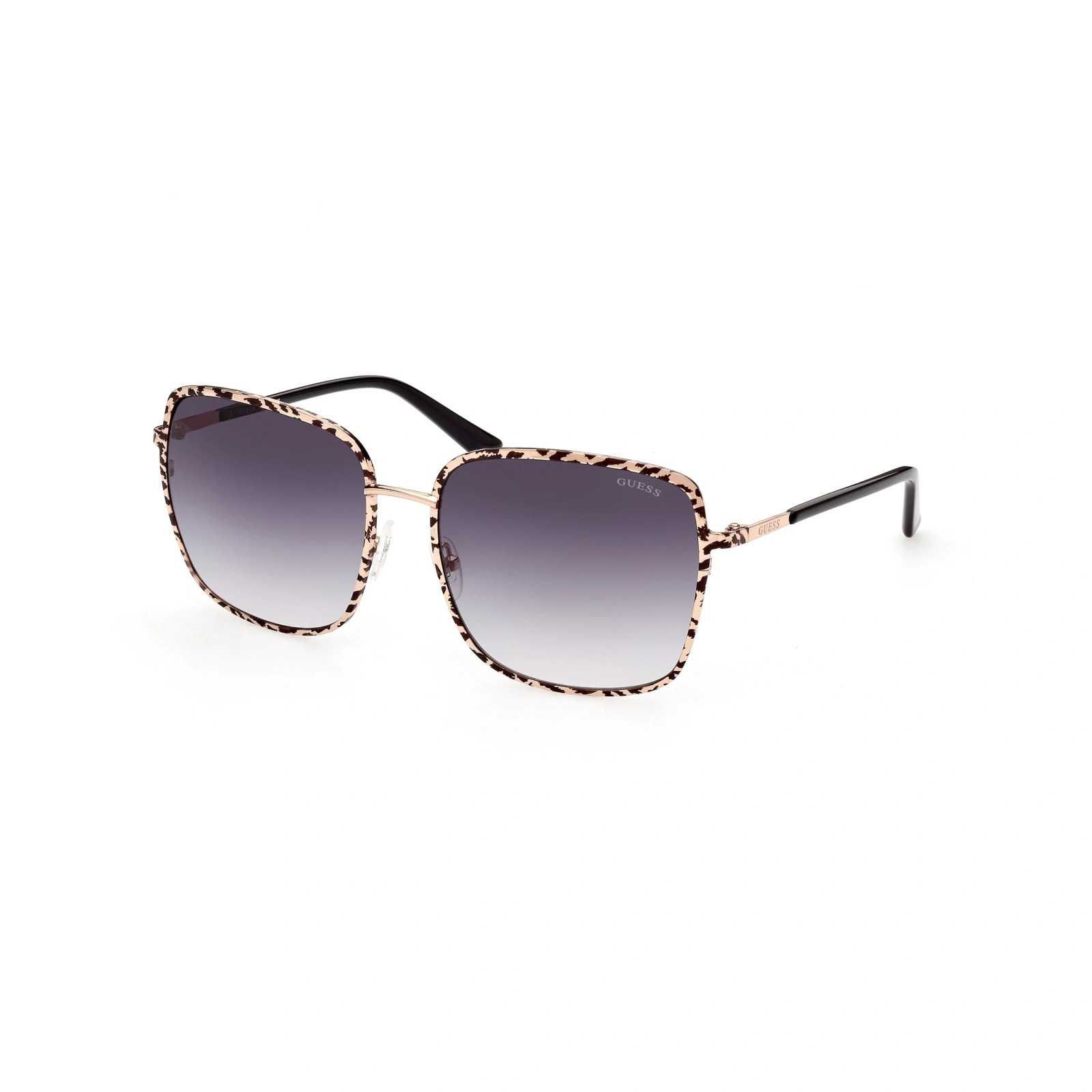 GUESS – Дамски метани слънчеви очила "ROSE GOLD LEOPARD" нови с кутия