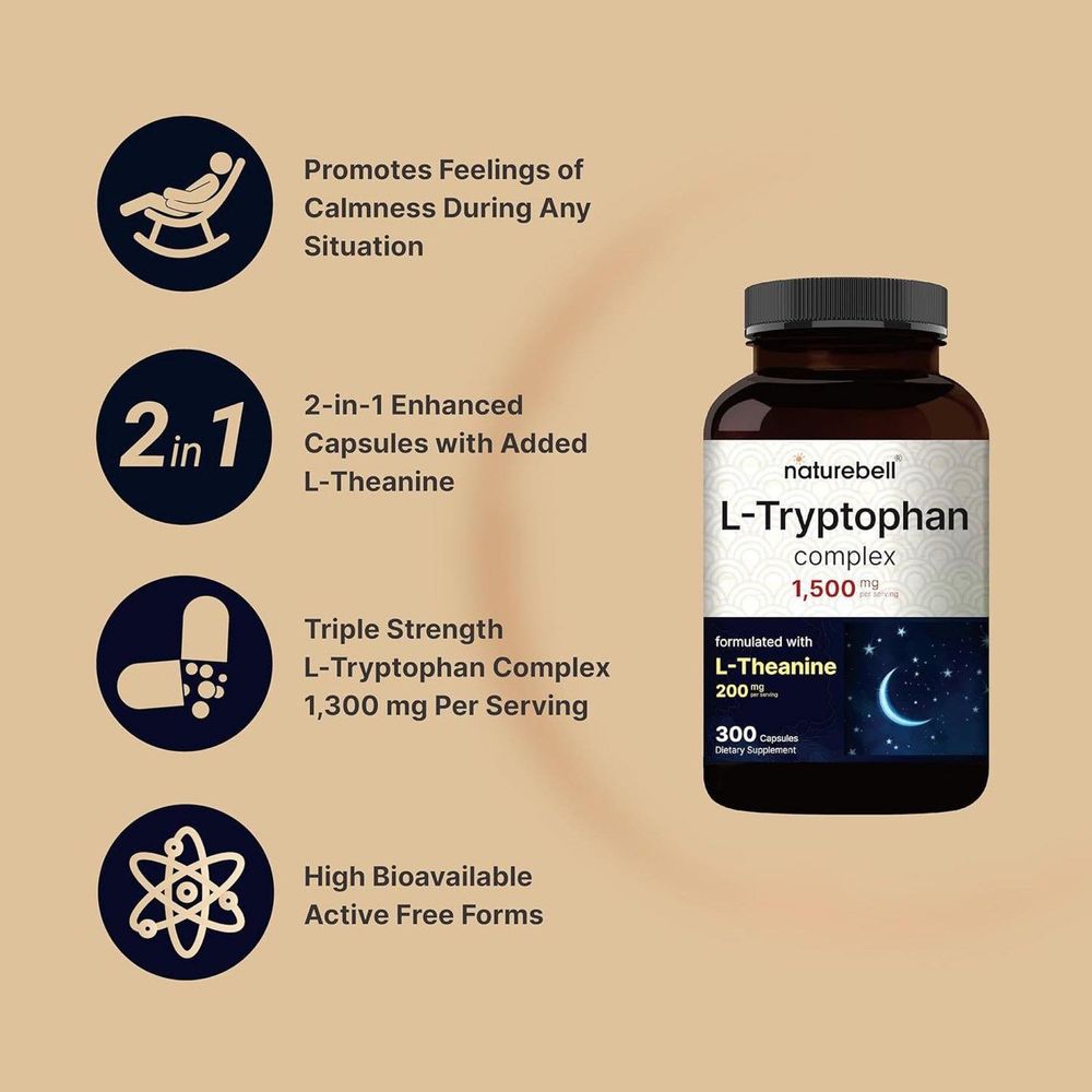 Naturebell L-Tryptophan 1,500