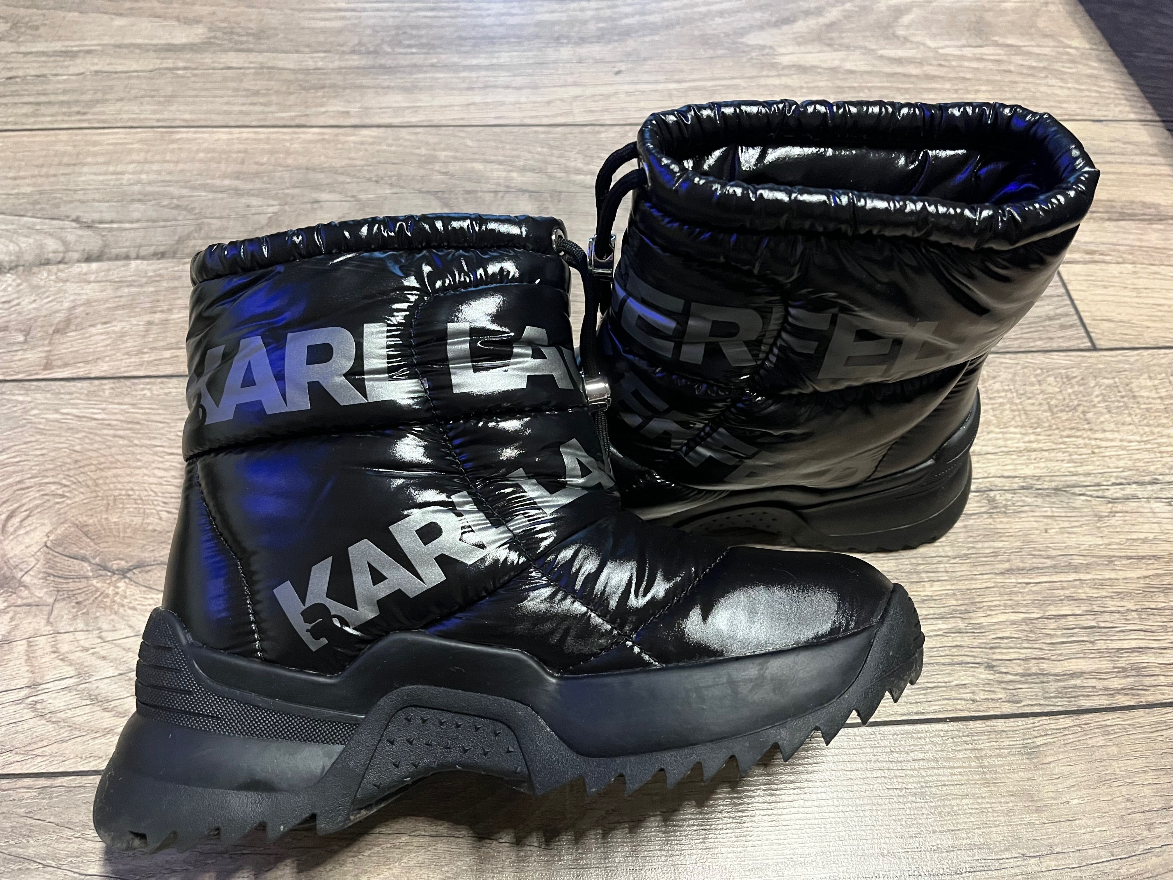 Зимни боти Karl Lagerfeld Snow Mid Ankle KL61550