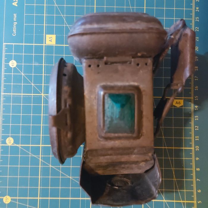 Автикварен газов вело или жп фар "HAECKEL's STAR" 1910г.