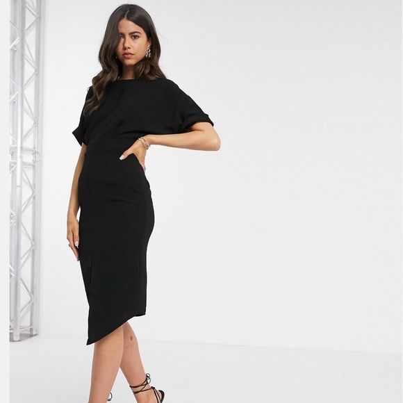 Rochie Asos midi neagra S