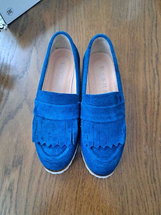 Espadrile Dasha,  culoarea albastru deschis, marimea 36