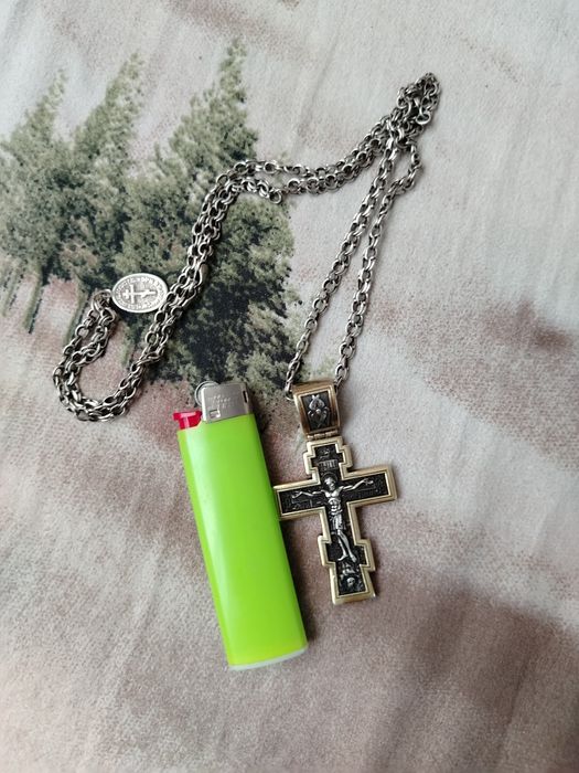 Продам крестик серебро