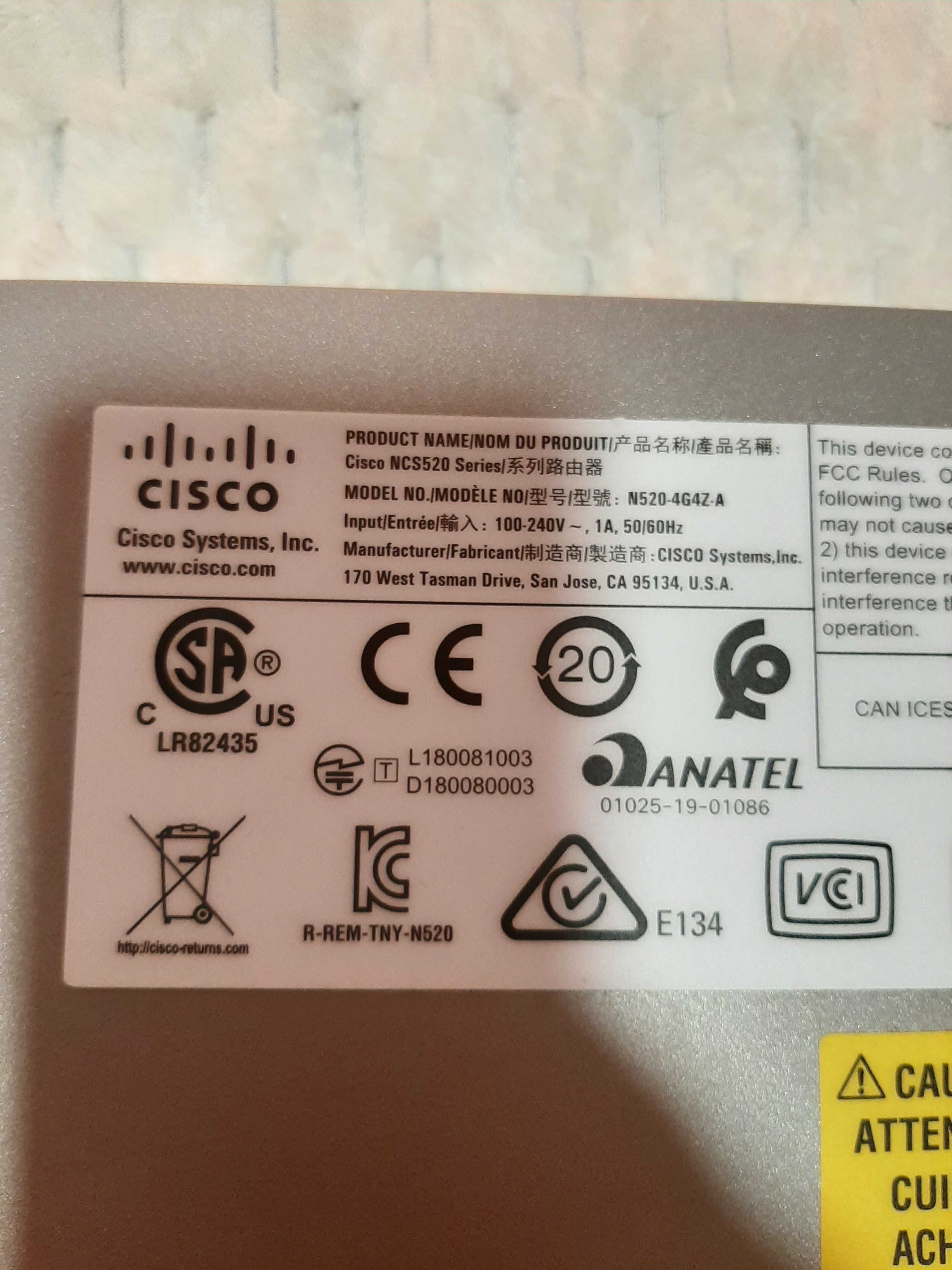 Router Cisco NCS520 NOU