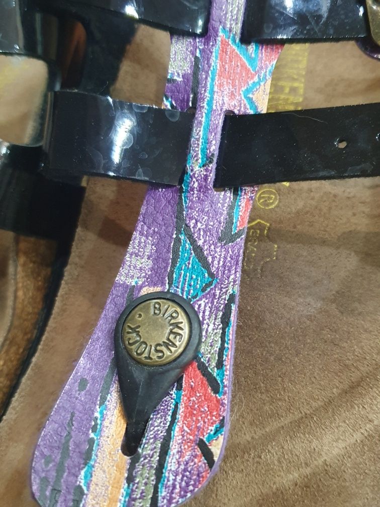Джапанки цветни .  розови Барби Birkenstock. R36
