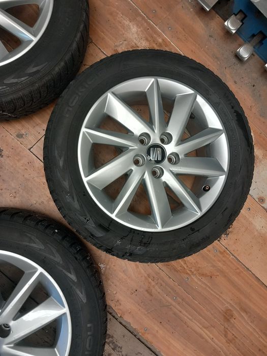 Jante seata ibiza r15 5x100 et 38 anvelope iarna 185 60 15